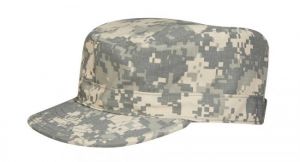 BDU Patrol Cap, 50% Nylon/50% Cotton Ripstop, Army Universal Digital